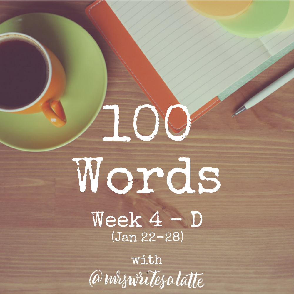 100 Words- Week 4 with Mrs. Writes a Latte